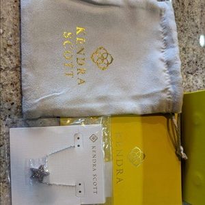 Kendra Scott Jae Star Silver Pendant NecklaceDrusy